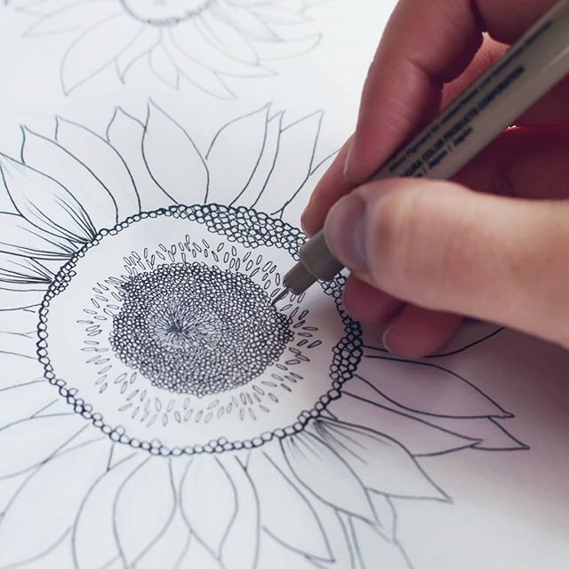 What's something tedious that you did recently?

Drawing the center of sunflowers and such a tedious job. I want to draw some late summer flowers and just pretend that it's not turning to fall here in Seattle. 
Since the inner part of the flower is t