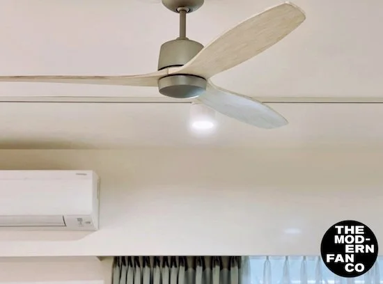 彰化透天客廳健康生活空間 Ｘ Modern Fan 吊扇