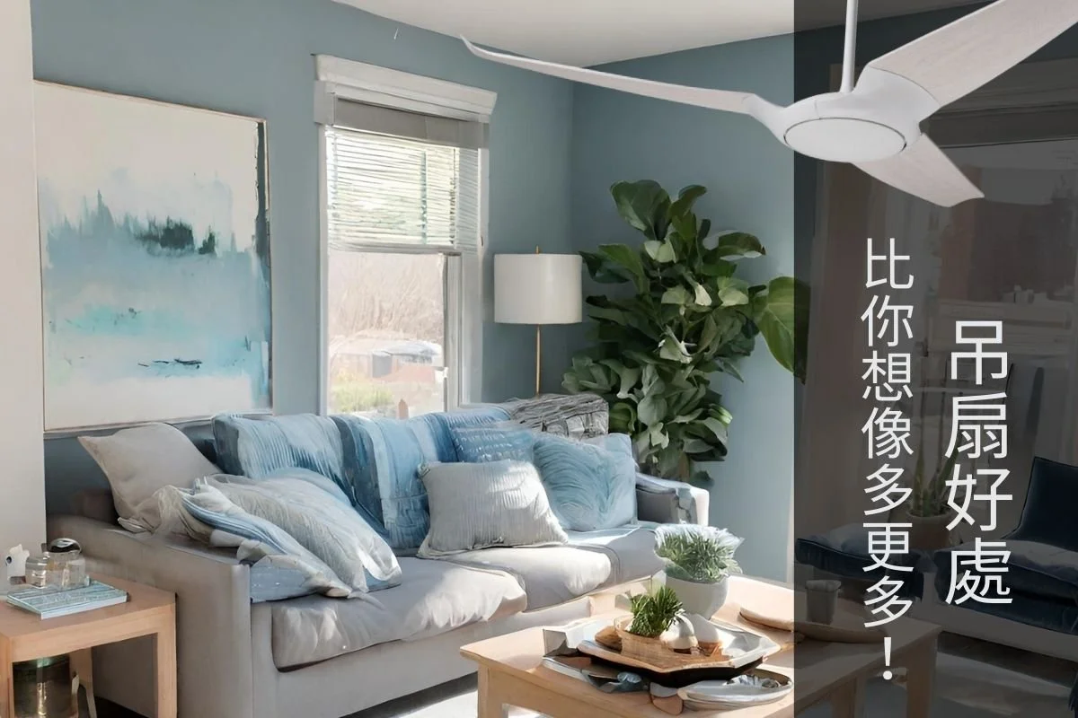 首購小家庭節省空間的魔法師-吊扇