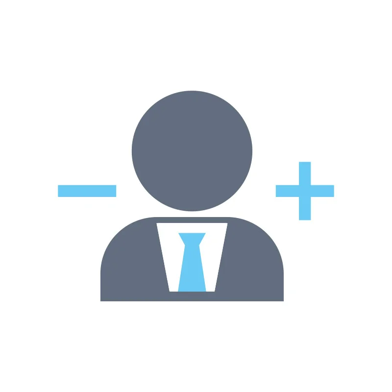 ADD & REMOVE USERS Add and remove your team members on demand at a click of a button.