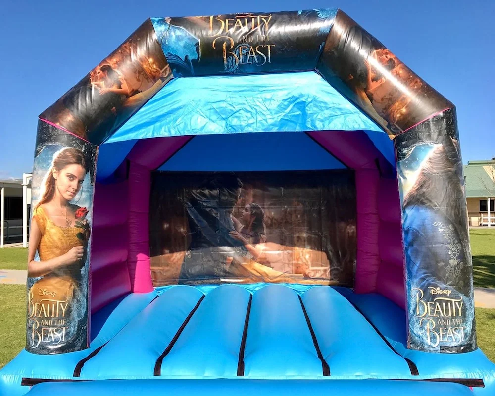 Beauty and the Beast Bouncy Castle Hire Mandurah