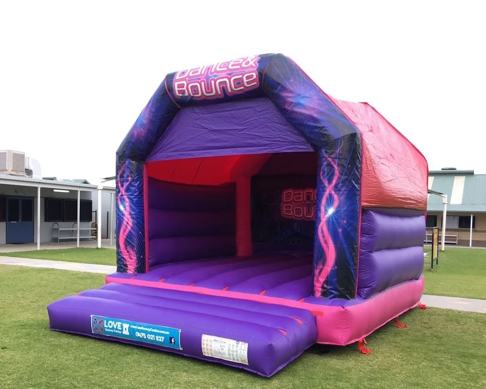 Pink Dance and Bouncy Adult Bouncy Castle Hire Rockingham