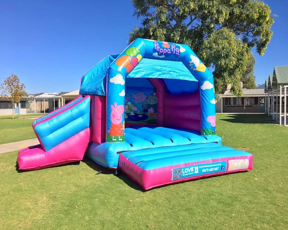 Peppa Pig combo bouncy castle hire 2