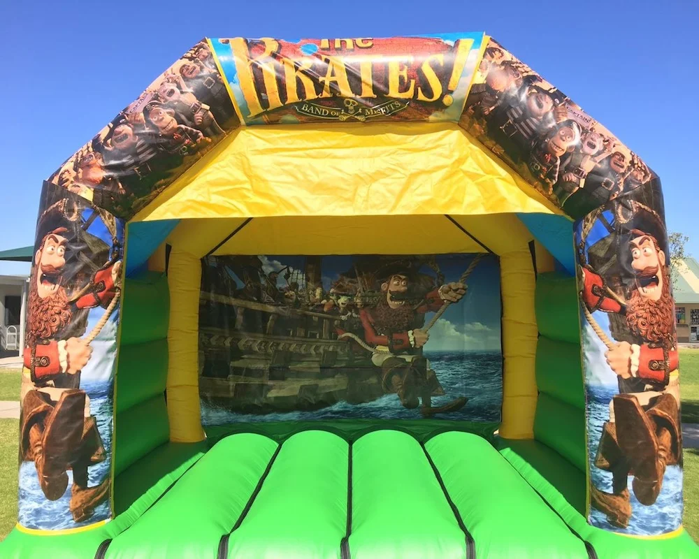 Pirates bouncy castle hire with slide Mandurah