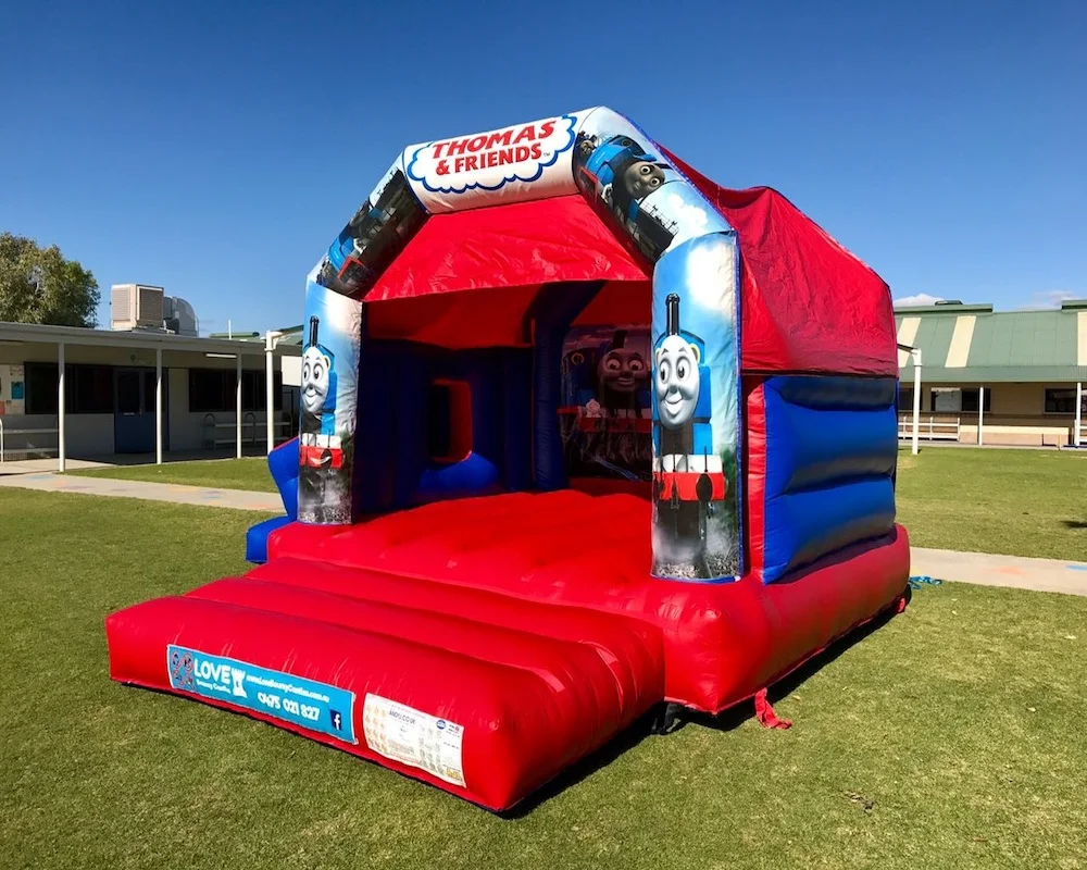 Thomas The Tank Engine bouncy castle hire with slide Rockingham