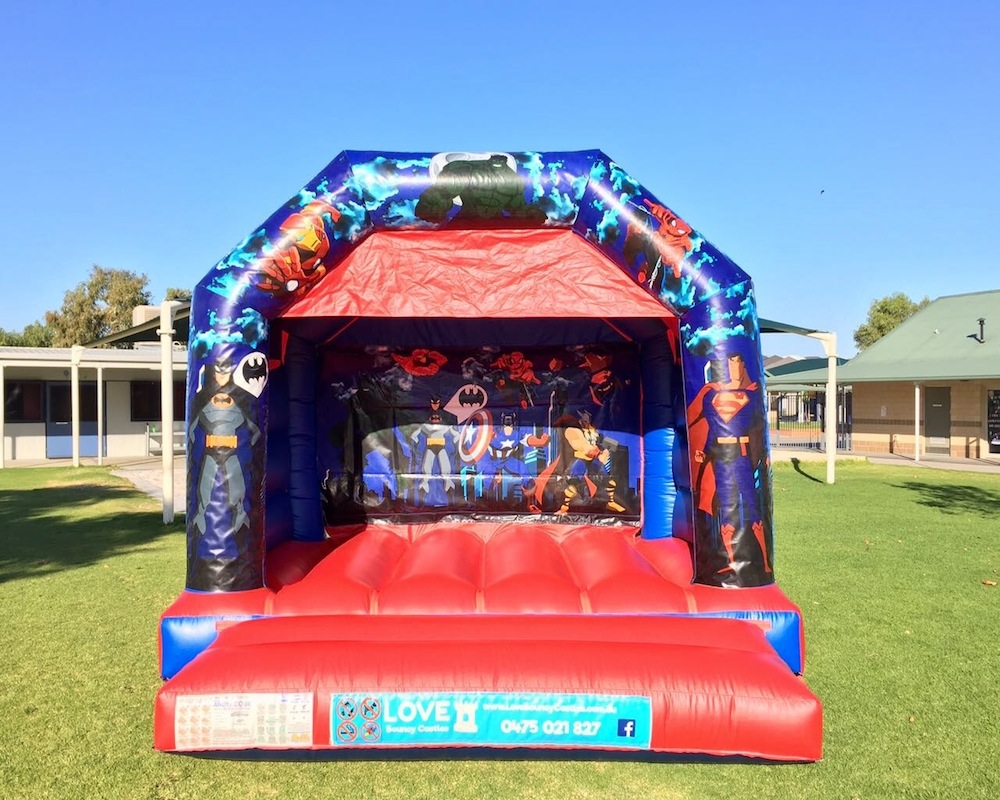 Super Heros Bouncy Castle