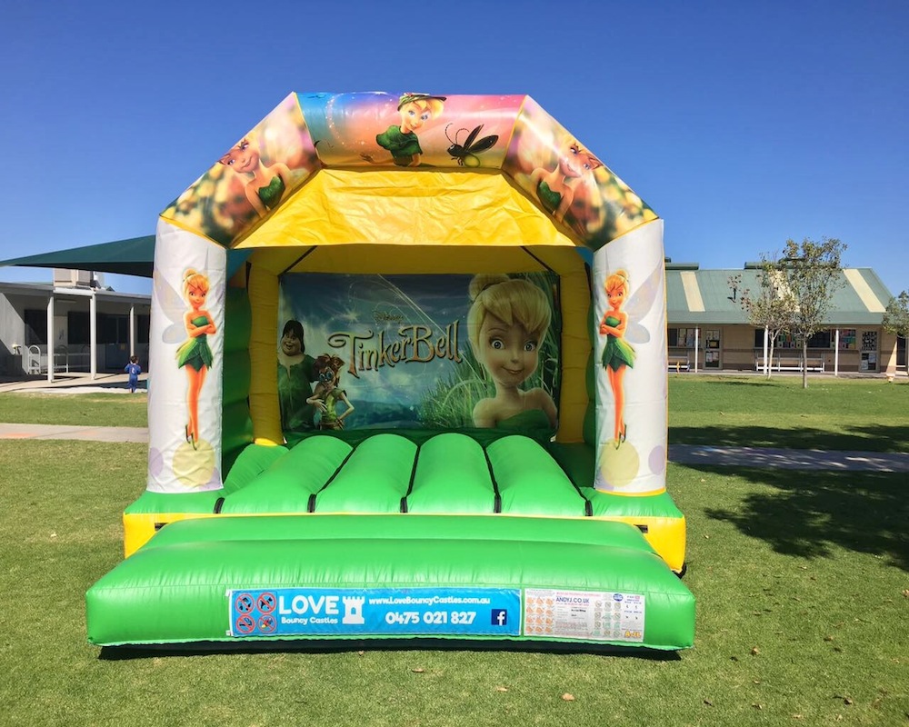 Tinkerbell Combo Bouncy Castle Hire Perth - Love Bouncy Castles