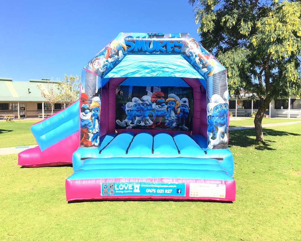 Smurfs Combo Bouncy Castle