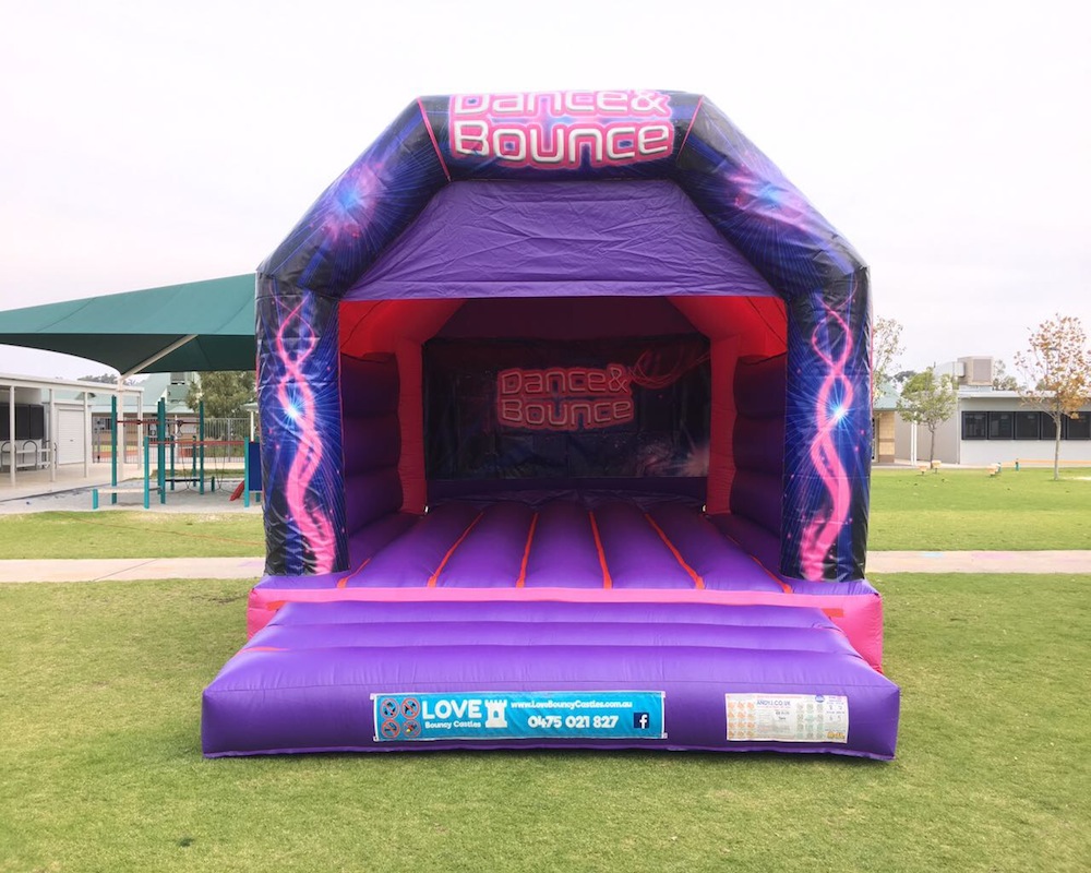 Dance And Bounce Pink Bouncy Castle