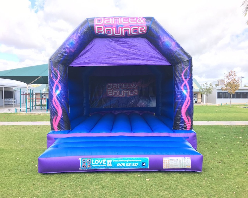 Copy of Dance And Bounce Blue Bouncy Castle