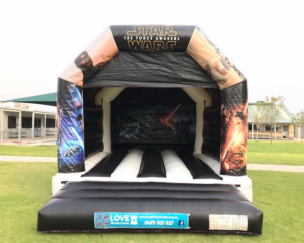 Starwars Adult Bouncy Castle Hire Perth - Love Bouncy Castles