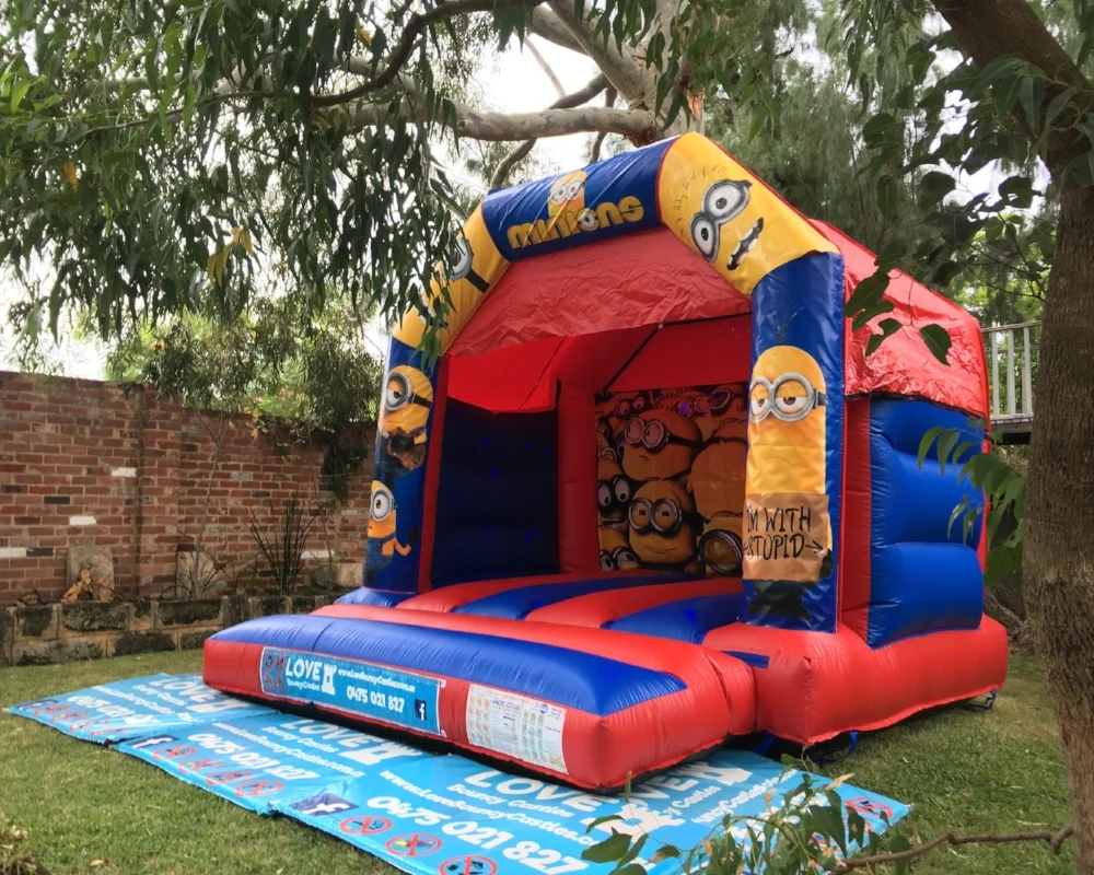 Minions Jumping Castle Set Up In Bibra Lake