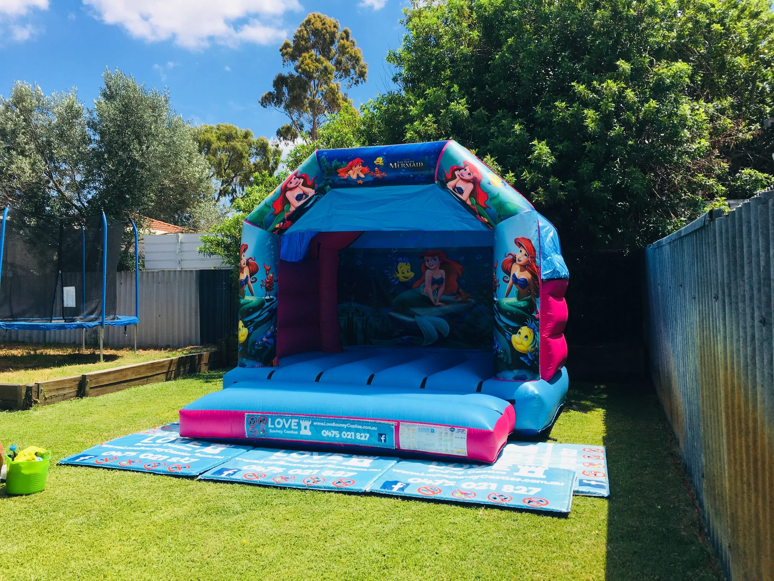 Little Mermaid Bouncy Castle Hire Perth