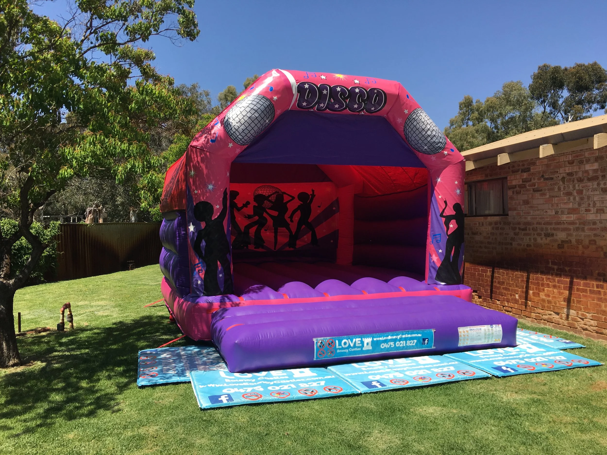 Adult Disco Bouncy Castle Perth