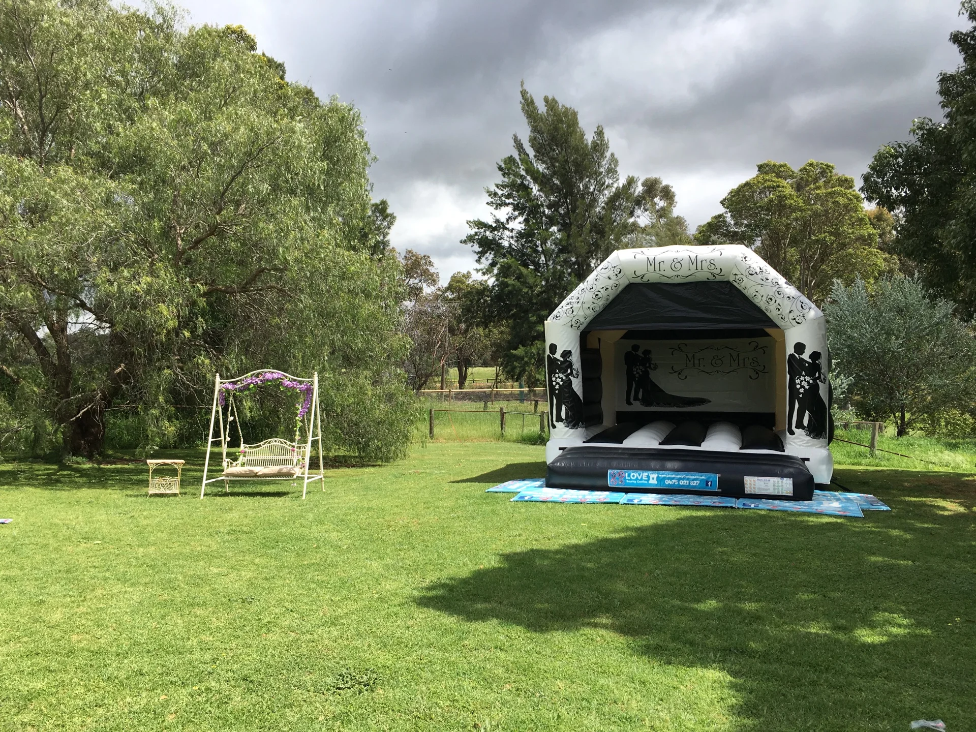 Wedding Bouncy Castle Set Up In Perth