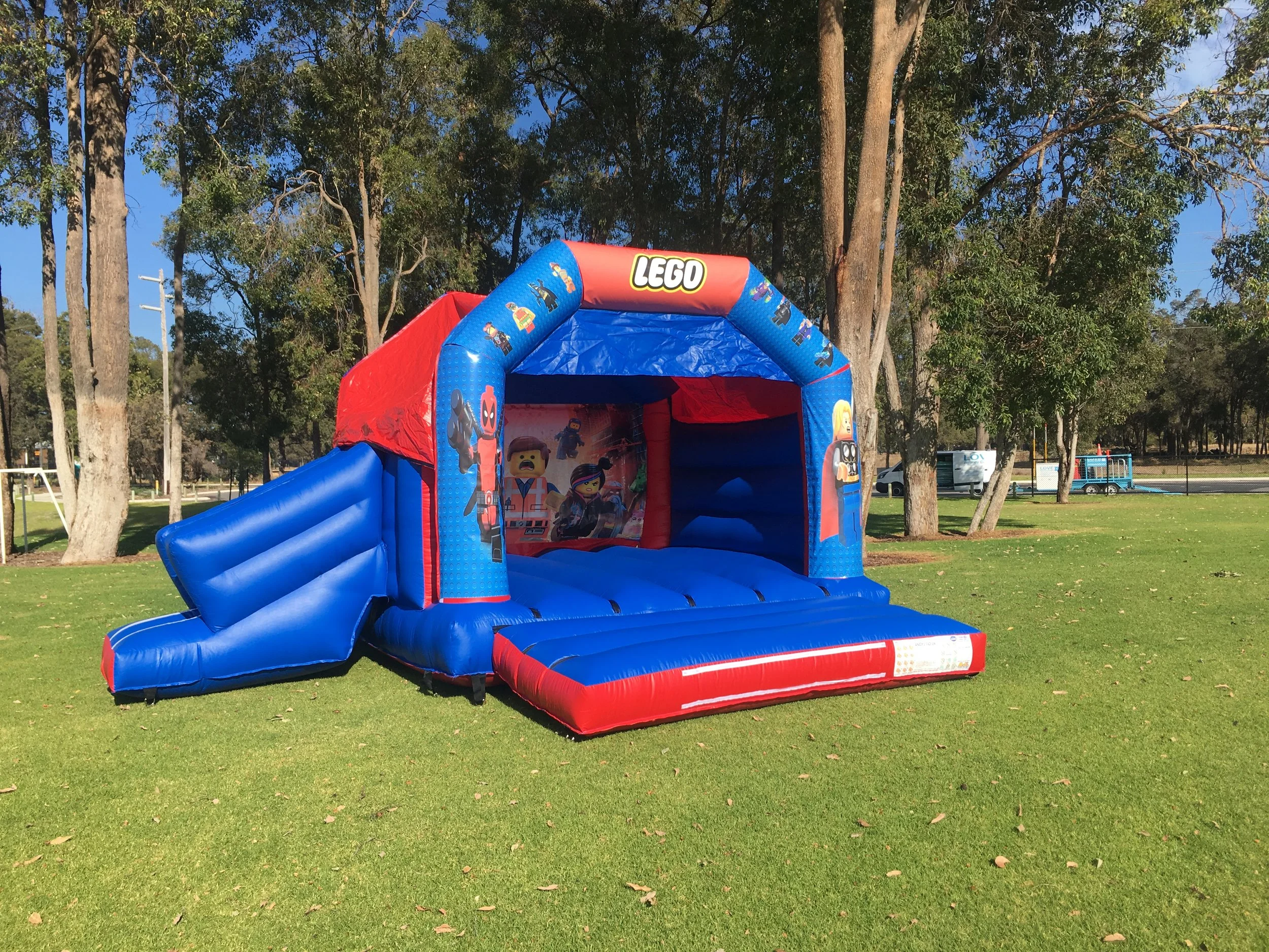 Lego Bouncy Castle Hire With Slide Rockingham
