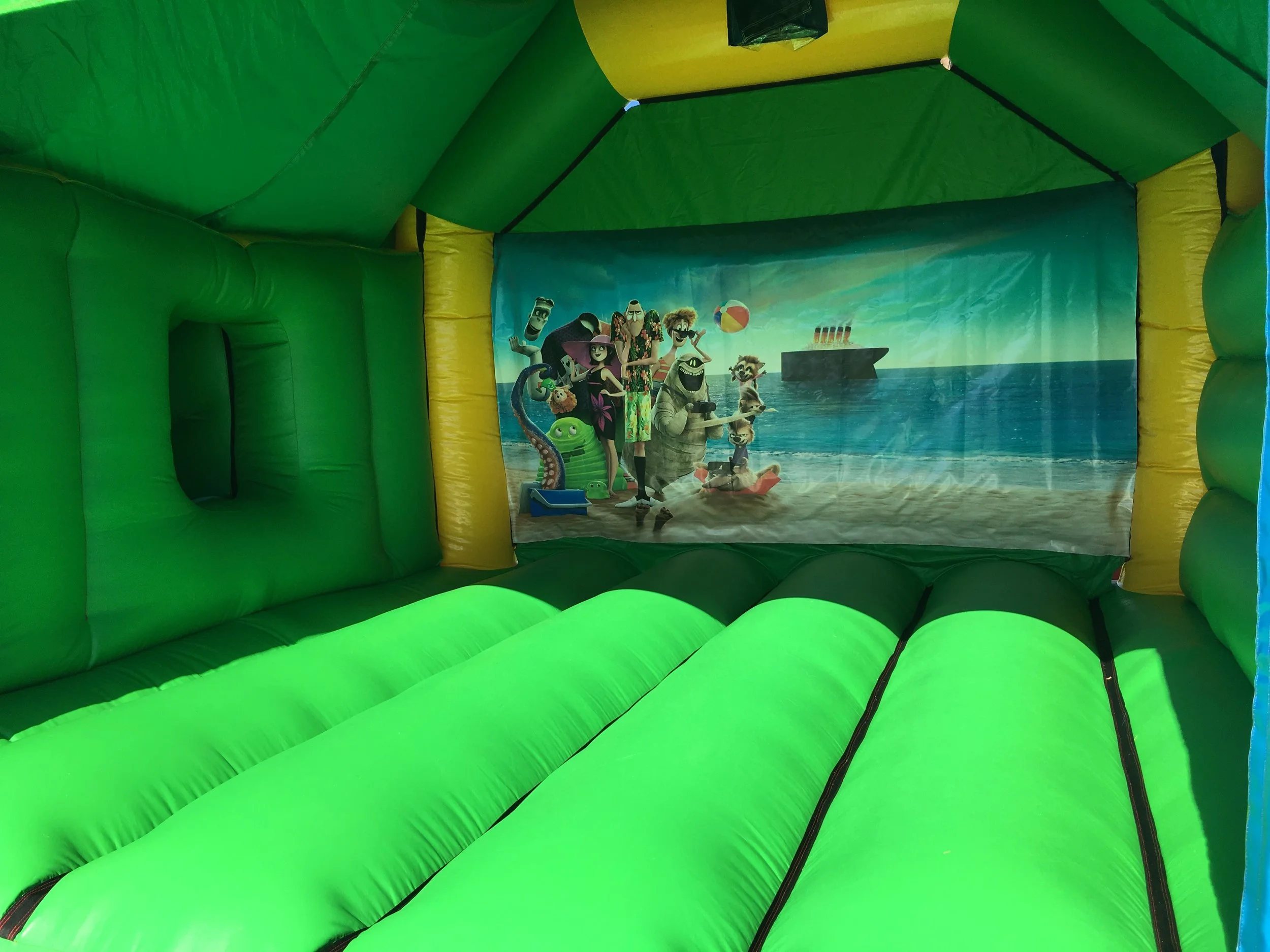 Disney bouncy castle hire with slide Mandurah