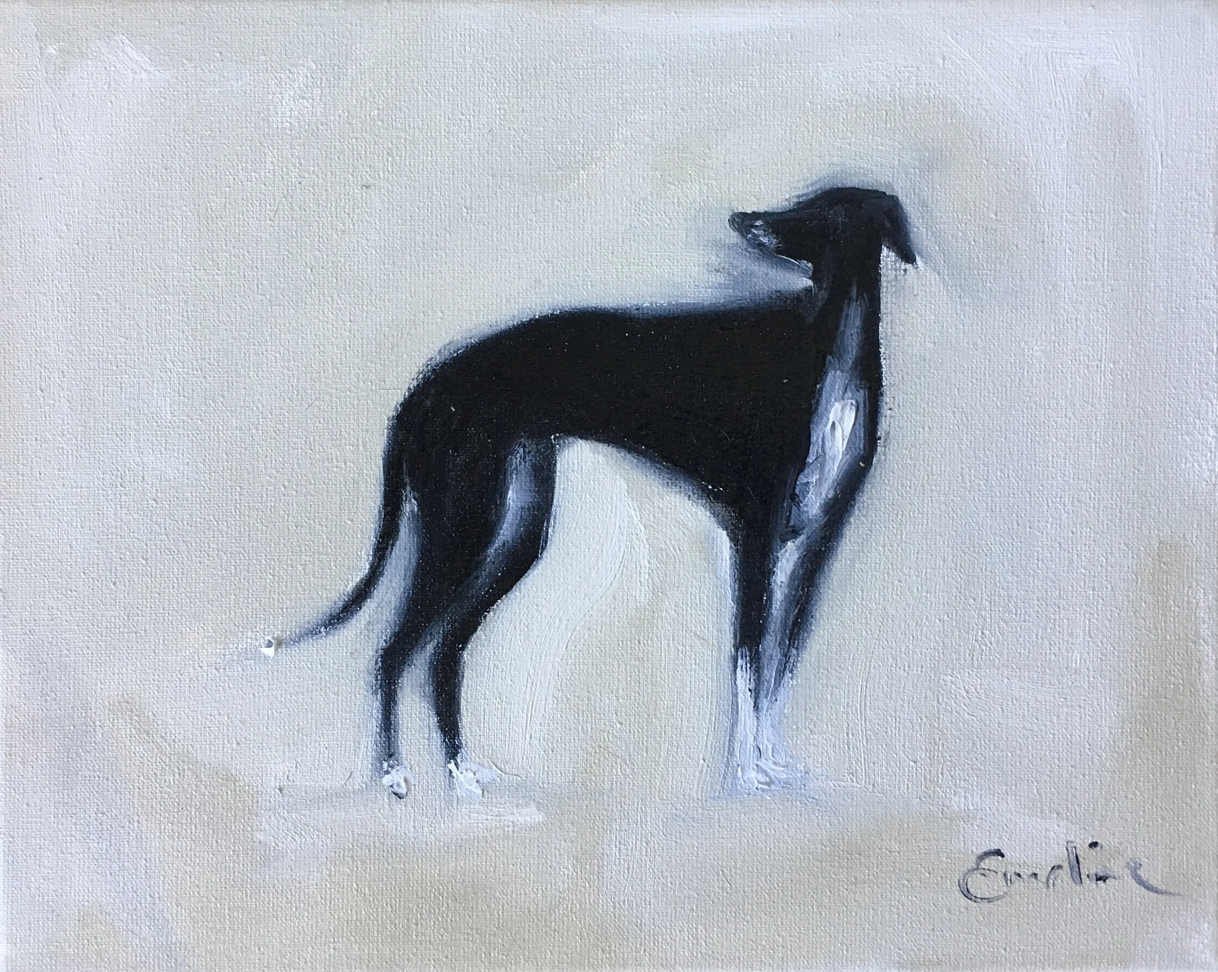 Greetings Card – Pip the Lurcher