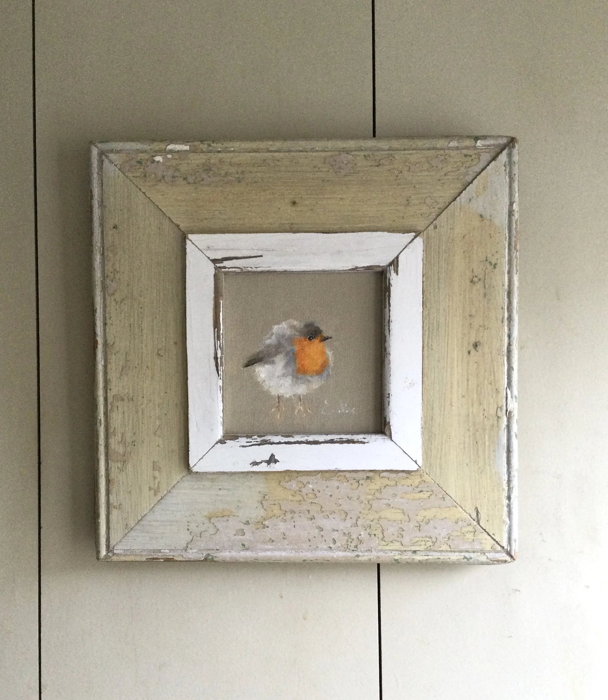 Original Oil Painting - 'Baby Robin'