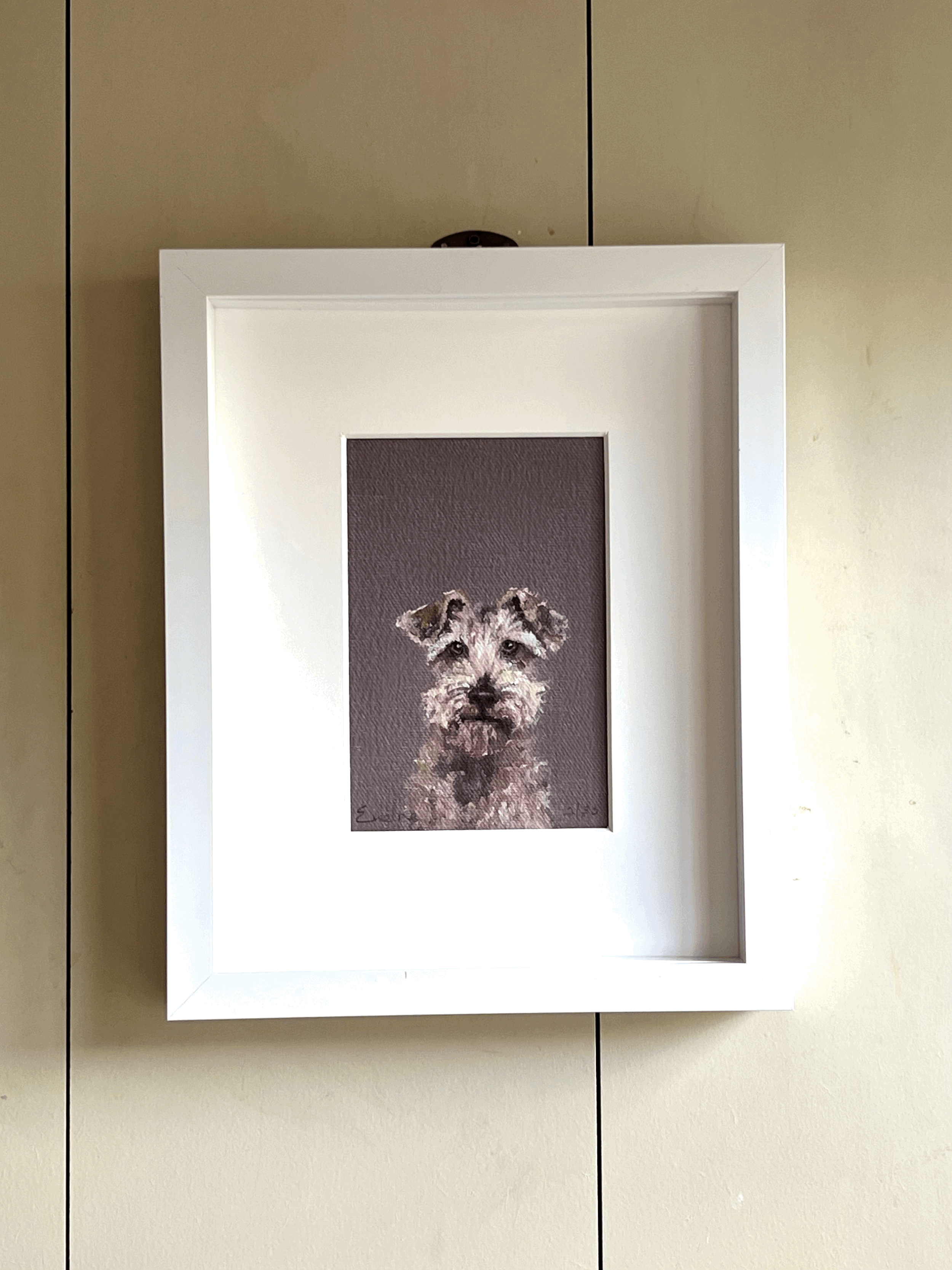 Framed Limited Edition Print - Shaggy Dog