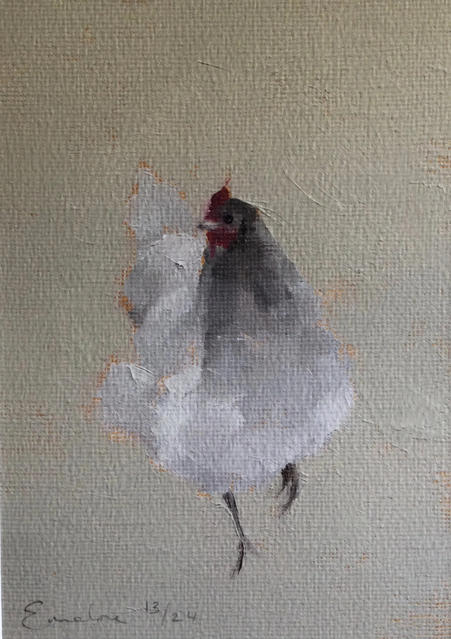 Limited Editions Print - White Chicken