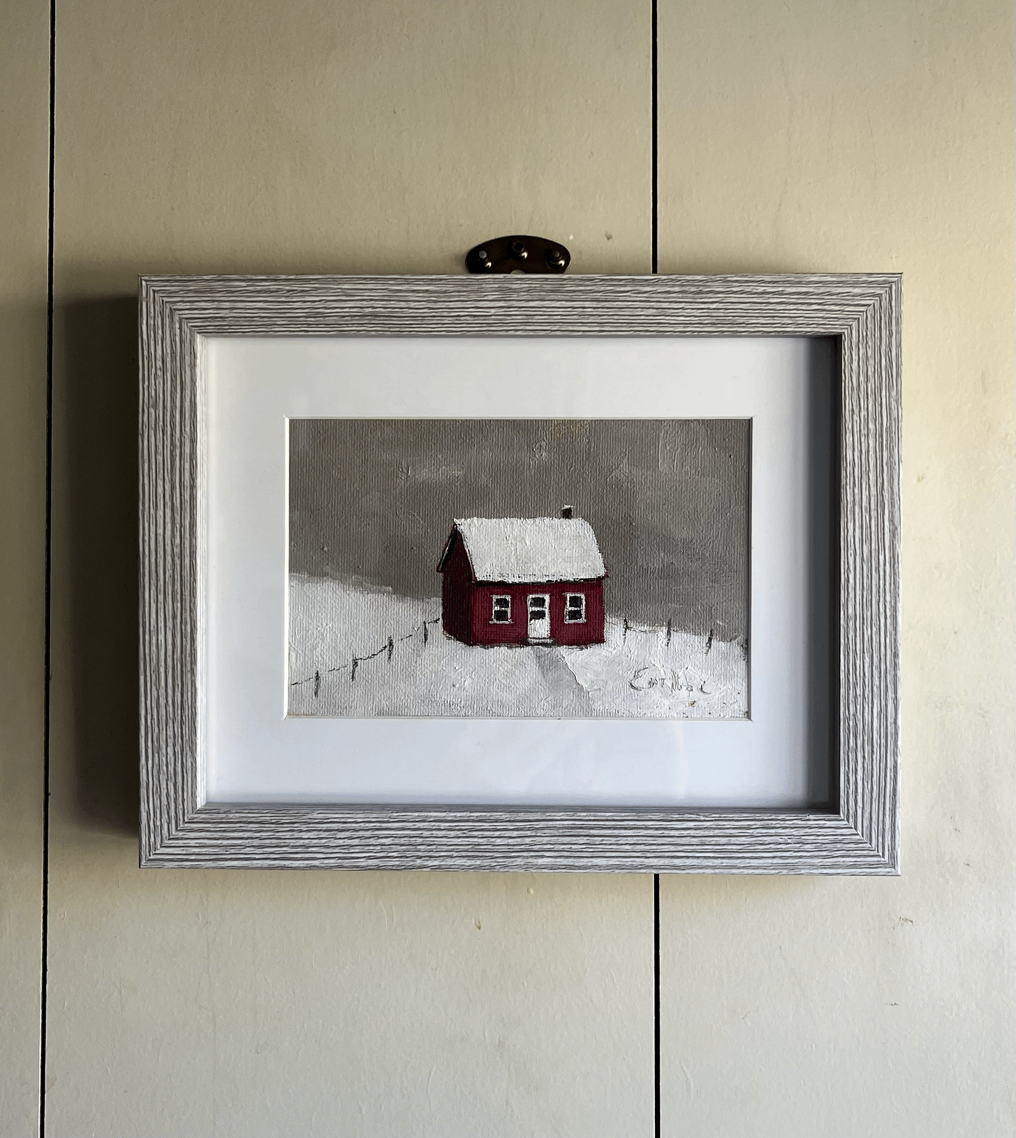 Original Oil Painting - Lost Little House