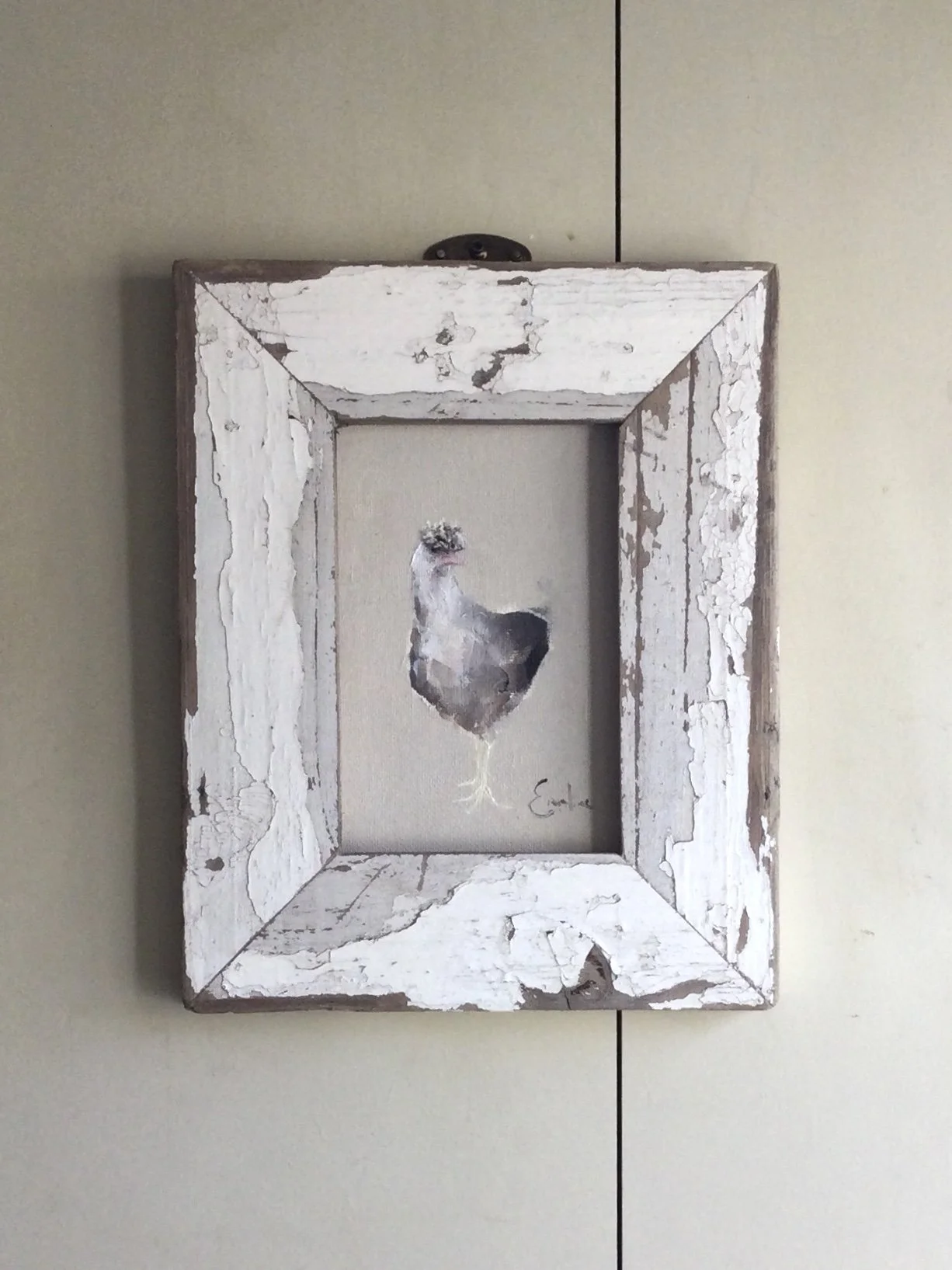 Original Oil Painting - Cotswold Blue Legbar