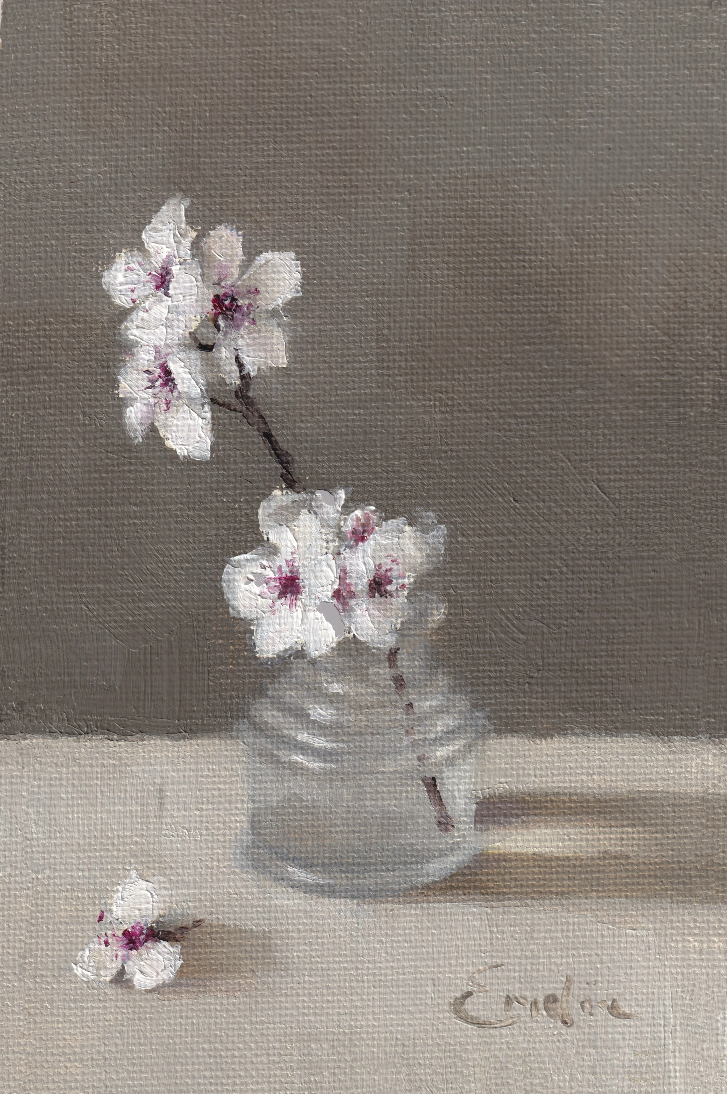 White Blossom in an Antique Glass Vase.jpg