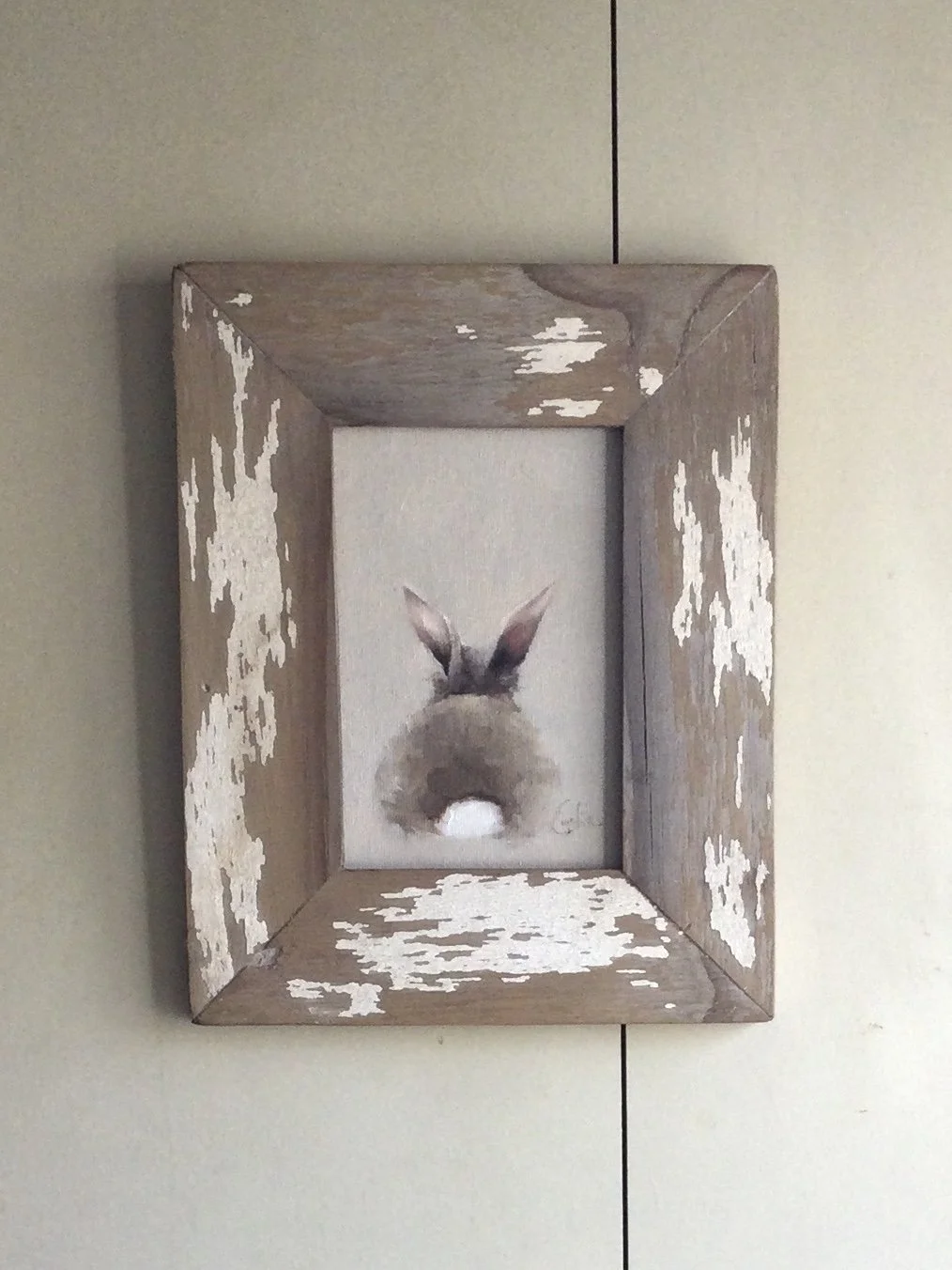Original Oil Painting - Big Bunny