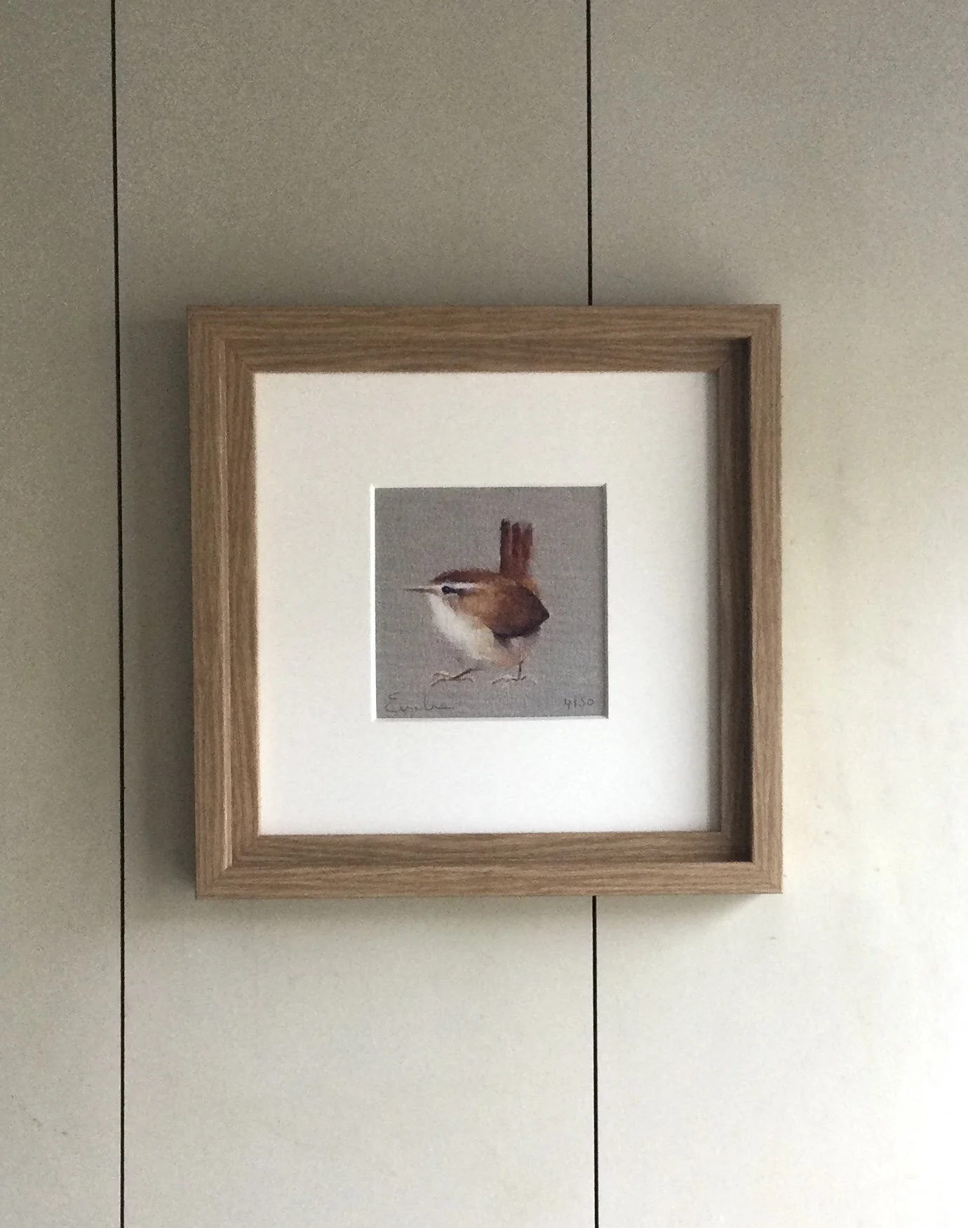 Framed Limited Edition Print - February Wren