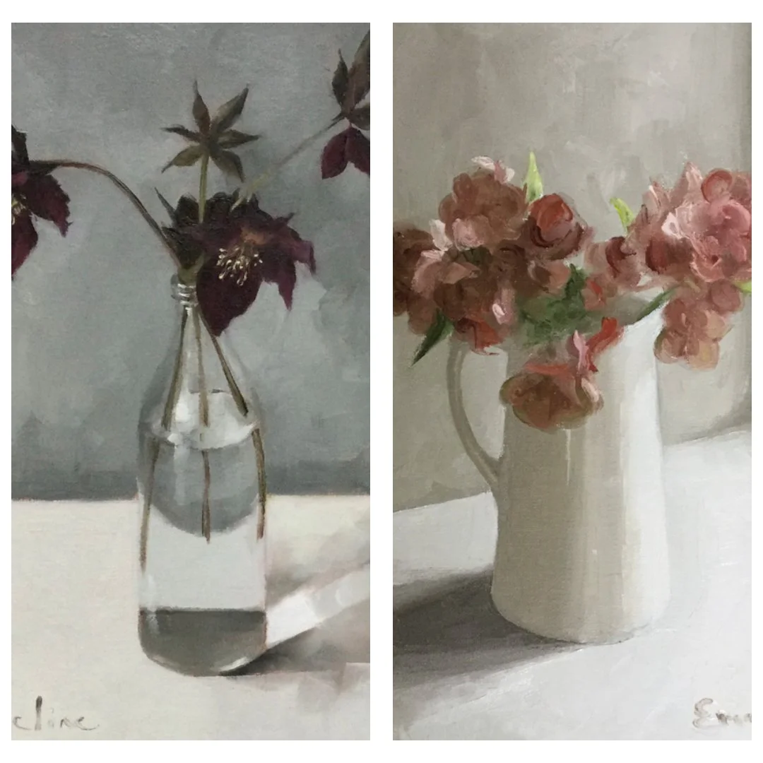 Greetings Cards - Flowers in the Studio