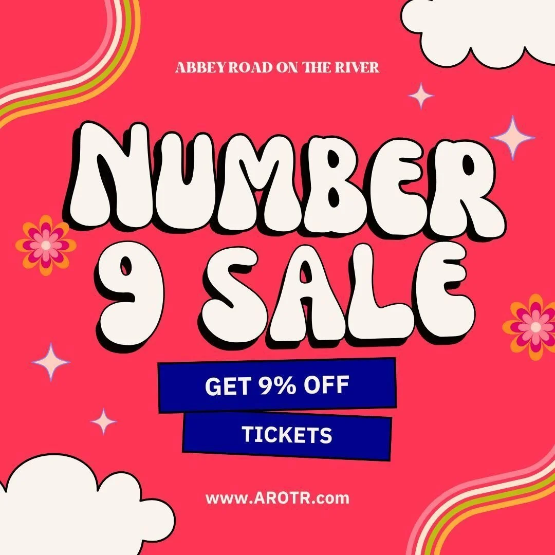 🎶 On a river of sound
Through the mirror go around
I thought I could feel, feel
Feel, feel

Music touching my soul
Something warm, sudden cold
The spirit dance was unfolding 🎶

We're 𝟗 months from AROTR so get 𝟗% off tickets until John's birthday
