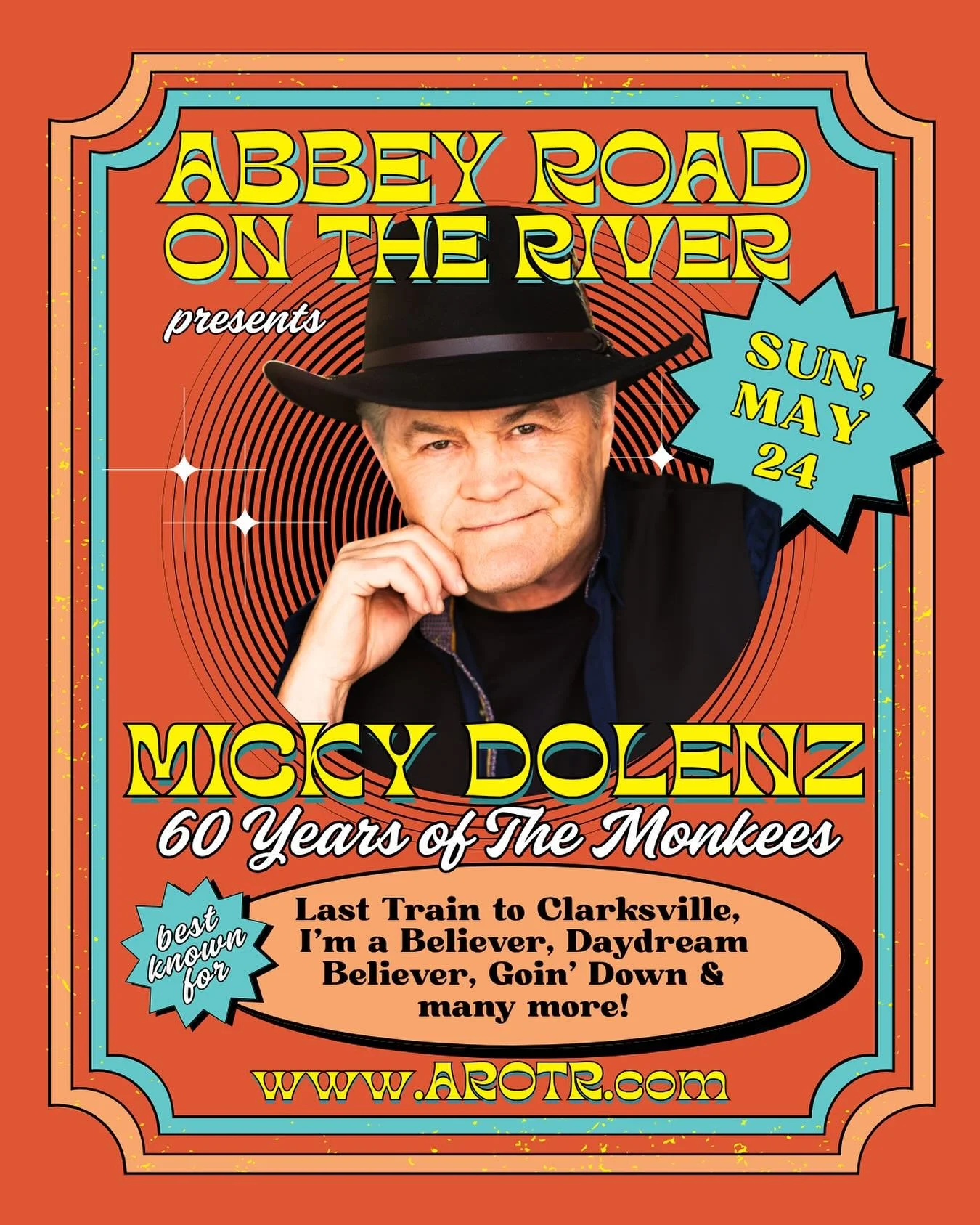 HEY HEY! We&rsquo;re not Monkee-ing around... we just booked Micky Dolenz, lead singer of The Monkees.

Best known for hit songs like Last Train to Clarksville, I&rsquo;m a Believer, Daydream Believer, Goin&rsquo; Down, Me &amp; Magdalena, and so man