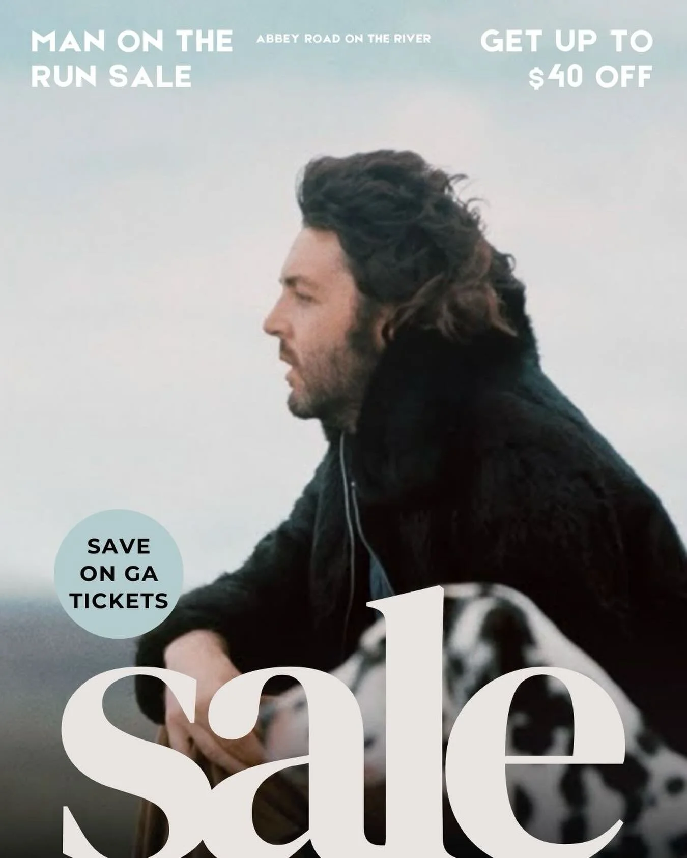 :: Man on the Run Sale :: Save up to $40 on General Admission #AROTR tickets

SINGLE:
Use code &ldquo;MAN&rdquo; save $25

DOUBLE:
Use code &ldquo;Wings&rdquo; save $40

🎫 Tickets at AROTR.com