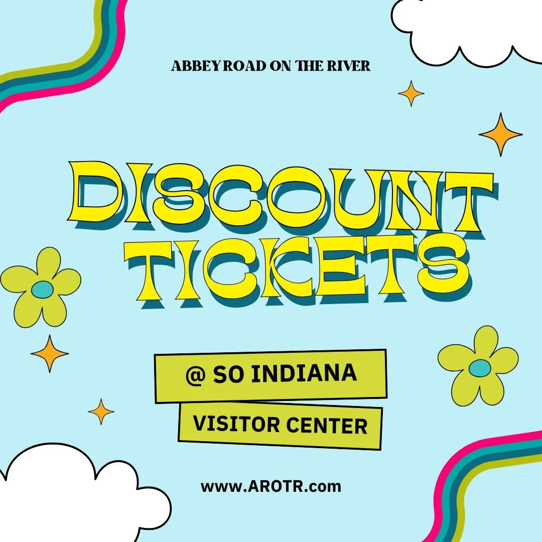 Now you can get your AROTR tickets in person AND for a discount at the Southern Indiana Visitor Center!
@gosoin

1 day GA - tix $49 (reg $59)
1 day Reserved tix - $79 (reg $99)
Both options get a FREE 17 and under ticket!