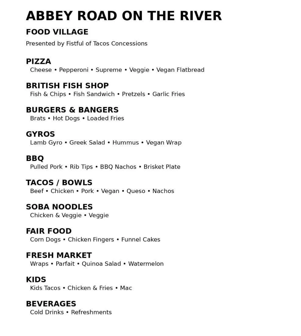 It's EAT-LEMANIA! Everyone Loves Festival Food! 

We&rsquo;ve partnered with Fistful Concessions to elevate the entire food experience. They will be operating all primary food service at the festival, with approximately 10 booths set up in a brand-ne