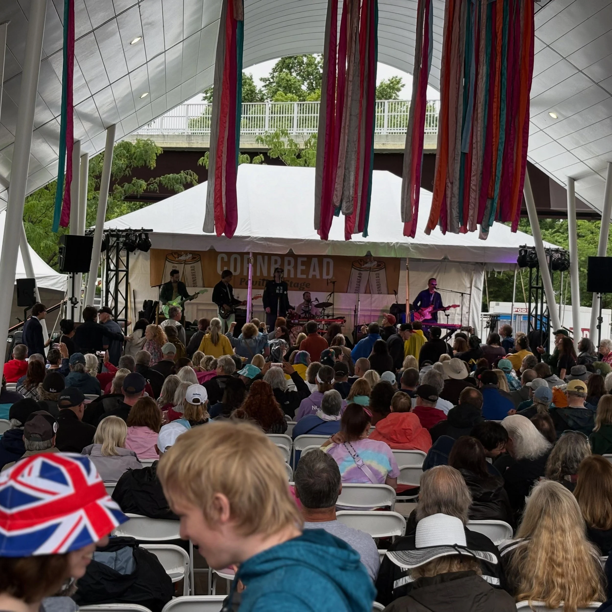 This new angle of the gorgeous @cornbread_instead Pavilion stage was spot on! What did you think?