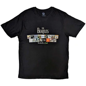 THE BEATLES UNISEX T-SHIRT: ALBUMS ON APPLE