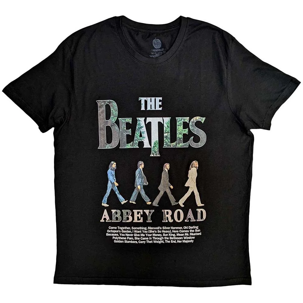 THE BEATLES UNISEX T-SHIRT: ABBEY ROAD 