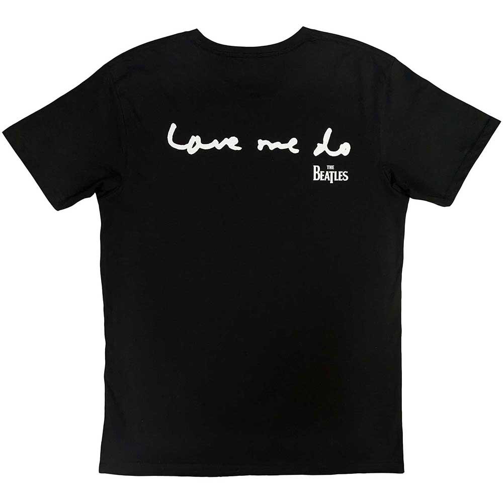THE BEATLES UNISEX T-SHIRT: NOW & THEN (BLACK)