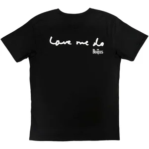 THE BEATLES UNISEX T-SHIRT: NOW & THEN (BLACK)