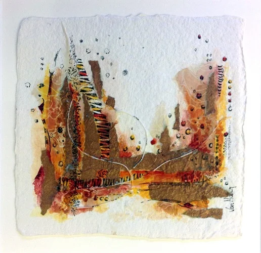 Landscape 3, O.I. ink mixed media, 15 - 15