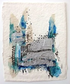 Landscape 6, O.I. ink mixed media, 24 - 30