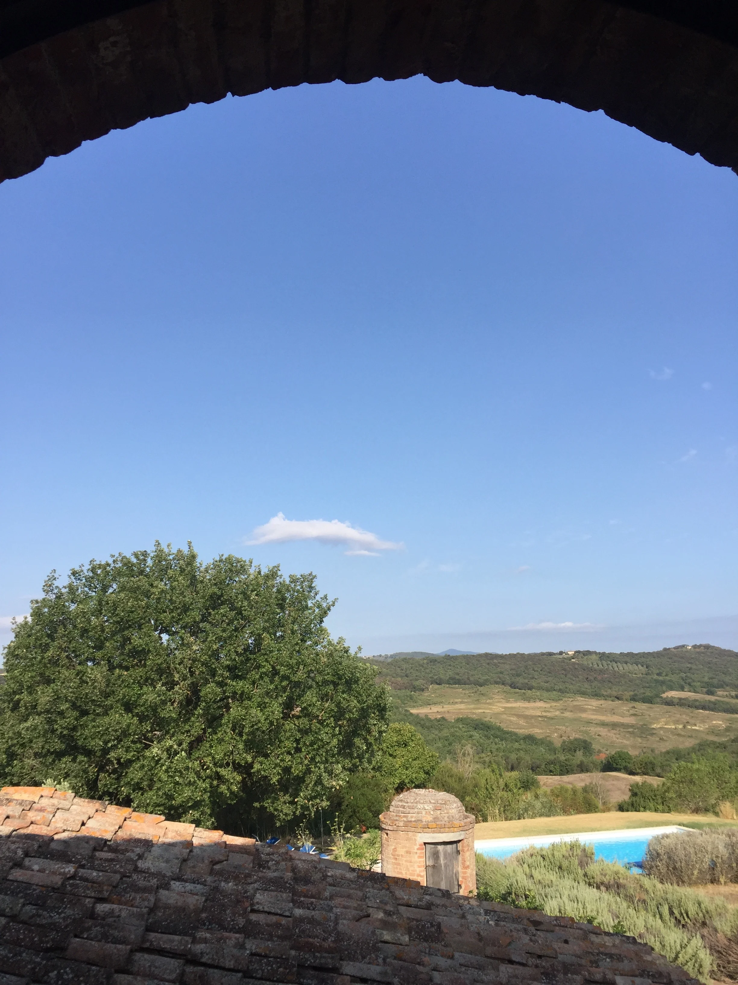 View out of Master bedroom Barn