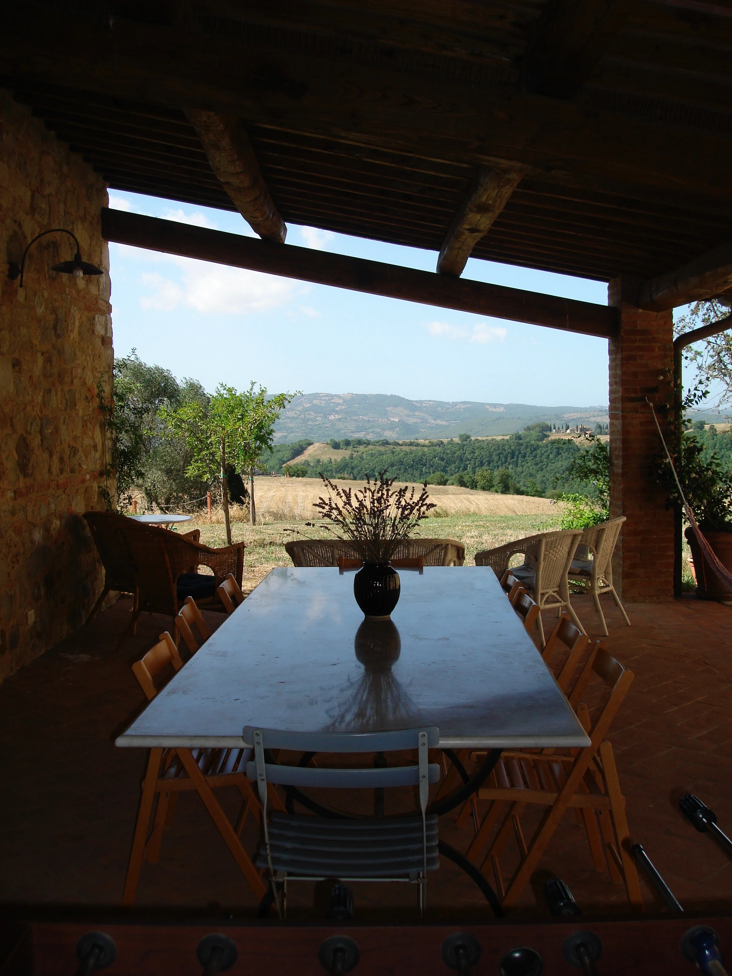 Large dining terrace