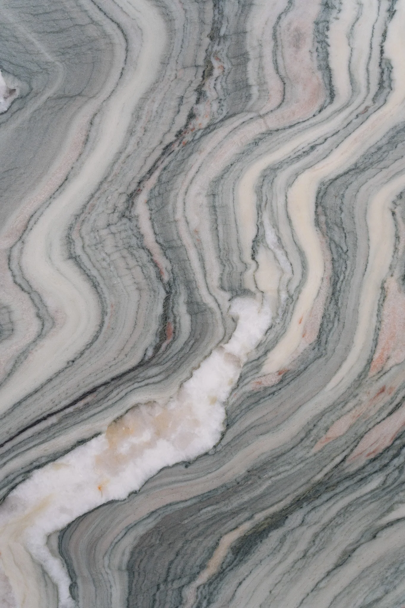 Verde Cipollino borderstone marmor