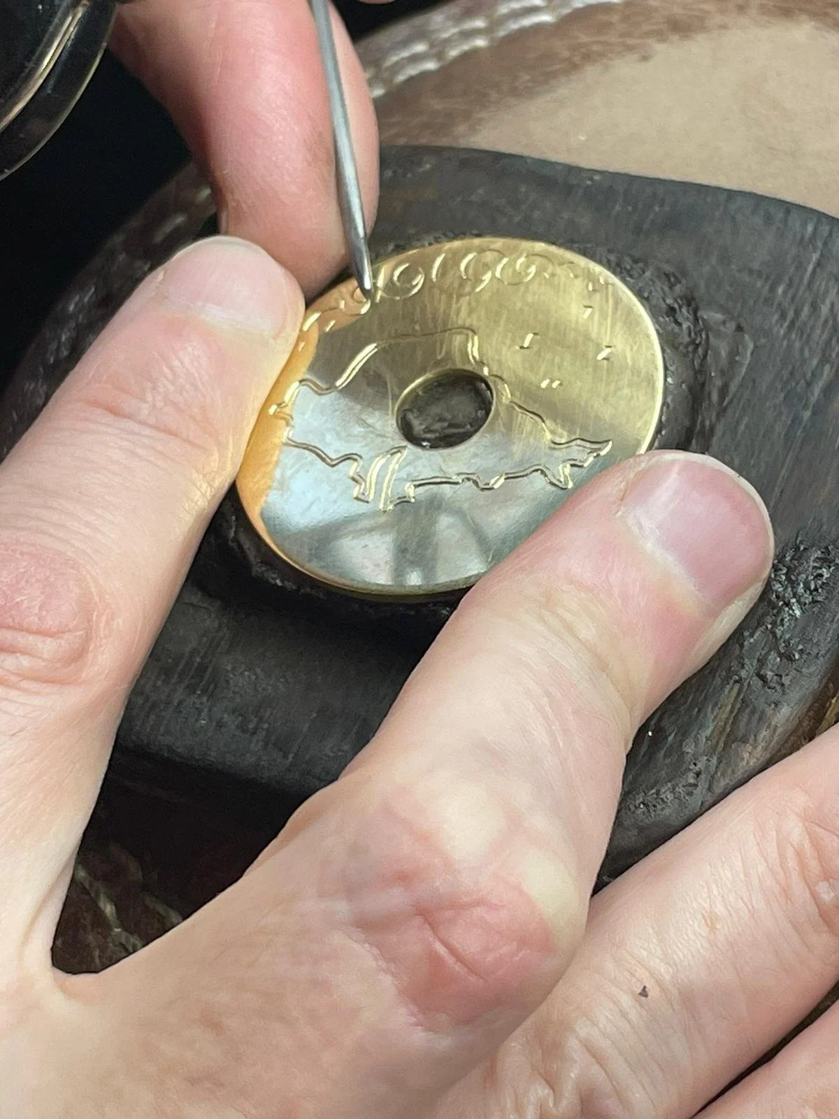 Large Gold Memory Orb