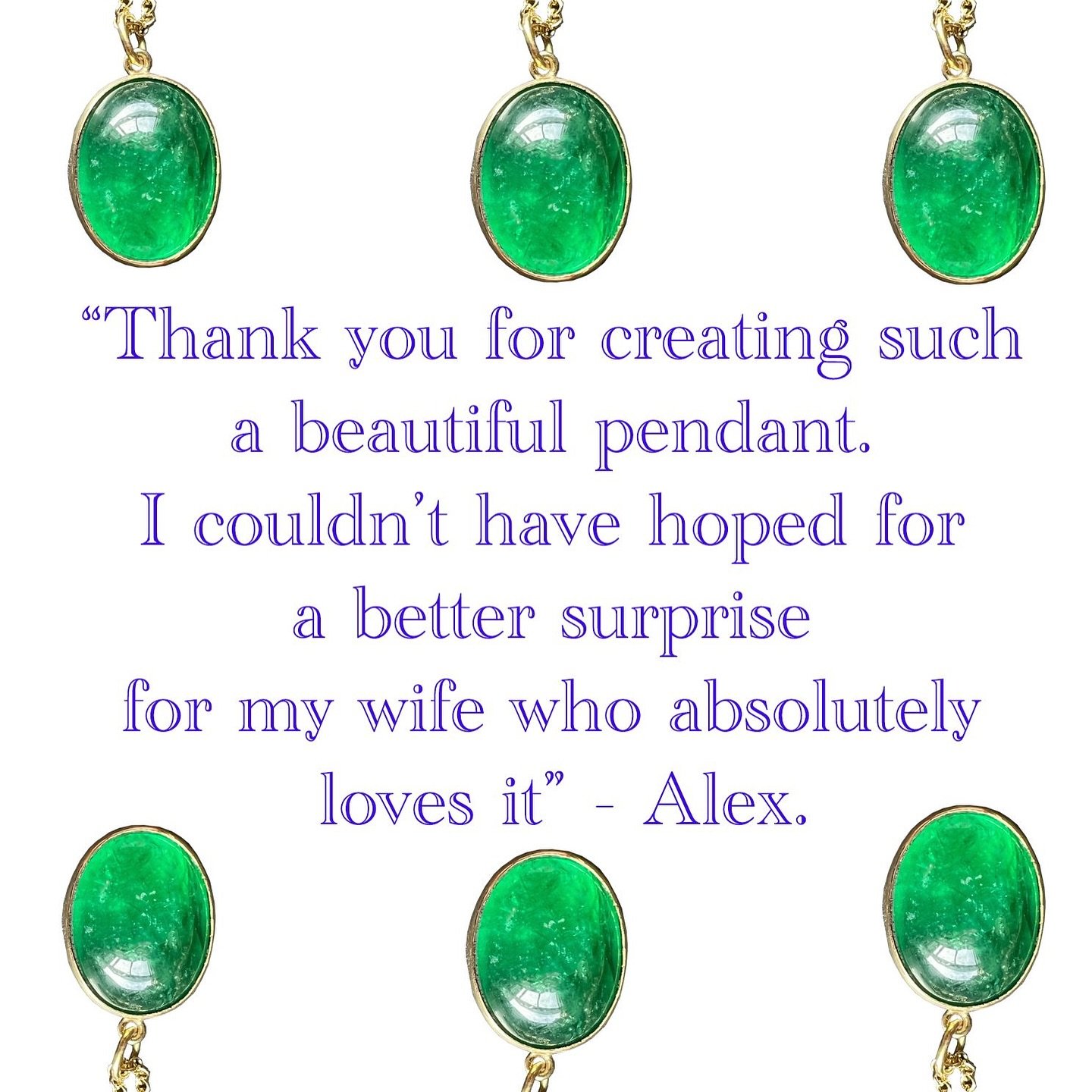 A beautiful emerald for a lovely couple- loved making this one 🥰..

#emerald #emeraldpendant #emeraldjewellery #bespokeemeraldpendant #emeraldgemstonejewelry