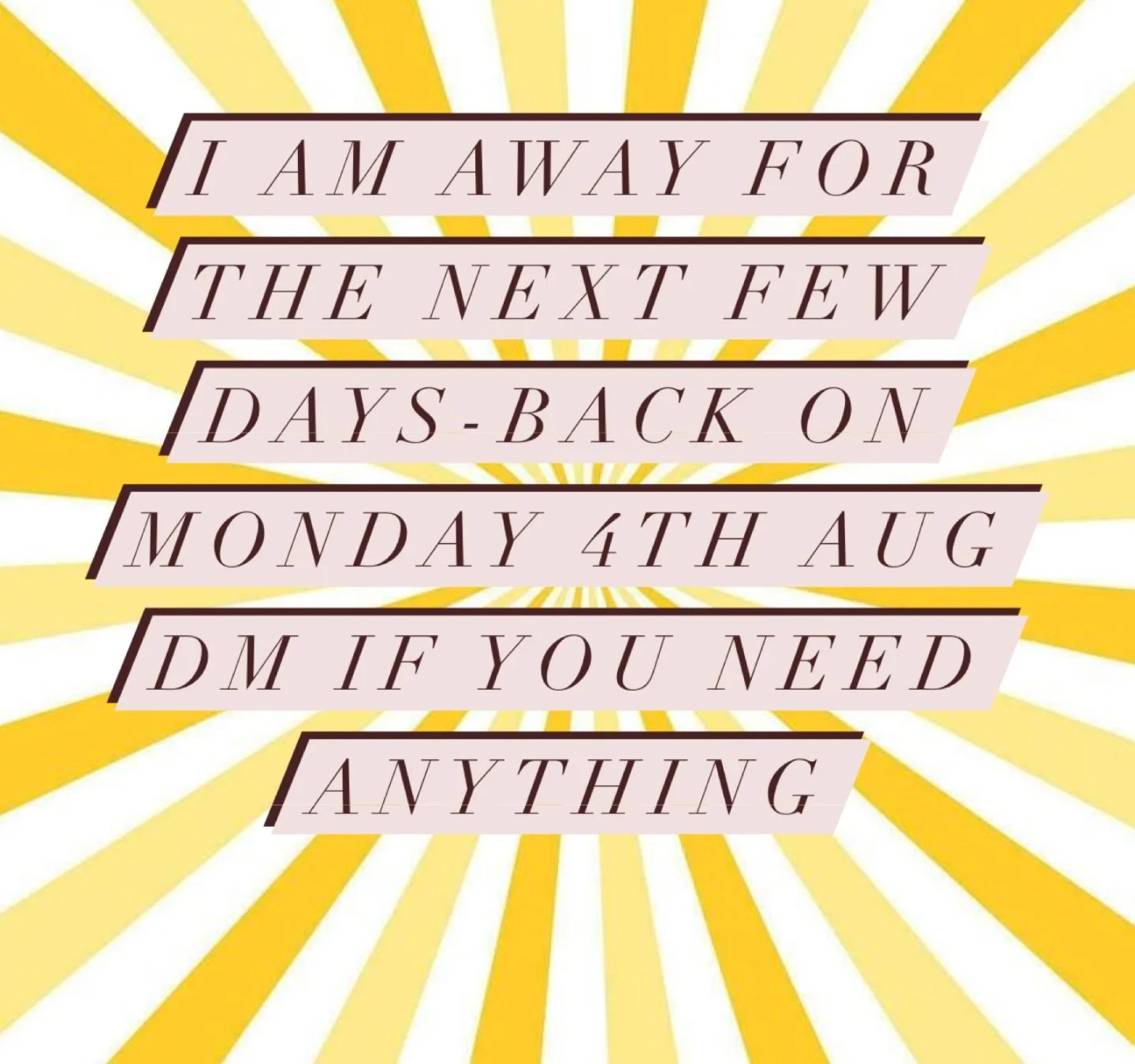 Holidays !  X