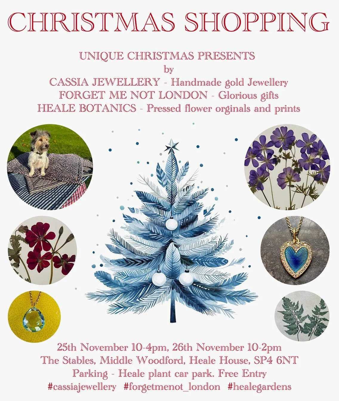I would love to see you if your in the area.  It is the only shopping do you will be able to see all my stock - old and new ! It&rsquo;s 25th November  10-4 and 26th November 10-2pm The stables, Middle Woodford, Heale House, SP46NT&hellip;

#christma
